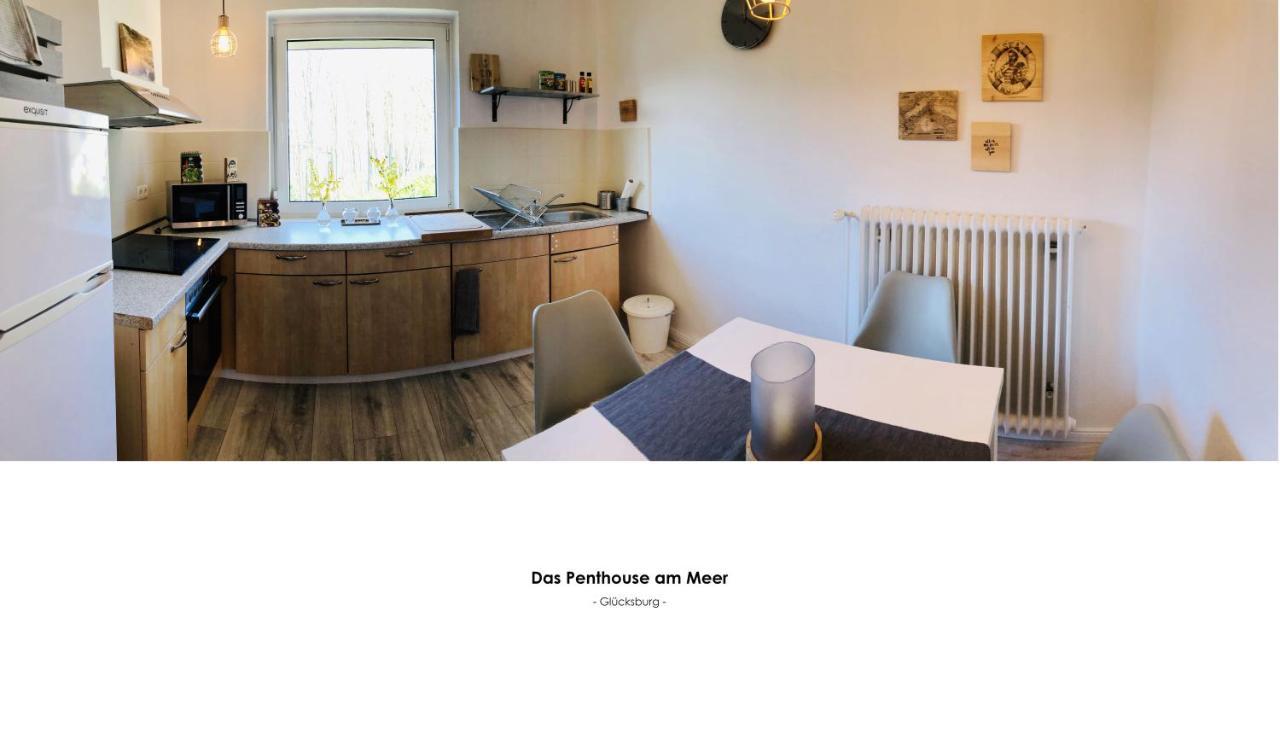 Das Penthouse Am Meer - Logenplatz An Der Foerde - Glücksburg Esterno foto