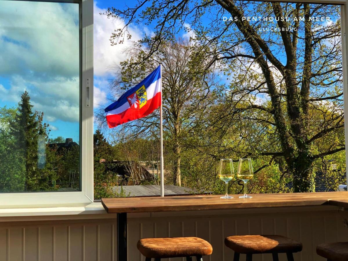 Das Penthouse Am Meer - Logenplatz An Der Foerde - Glücksburg Esterno foto