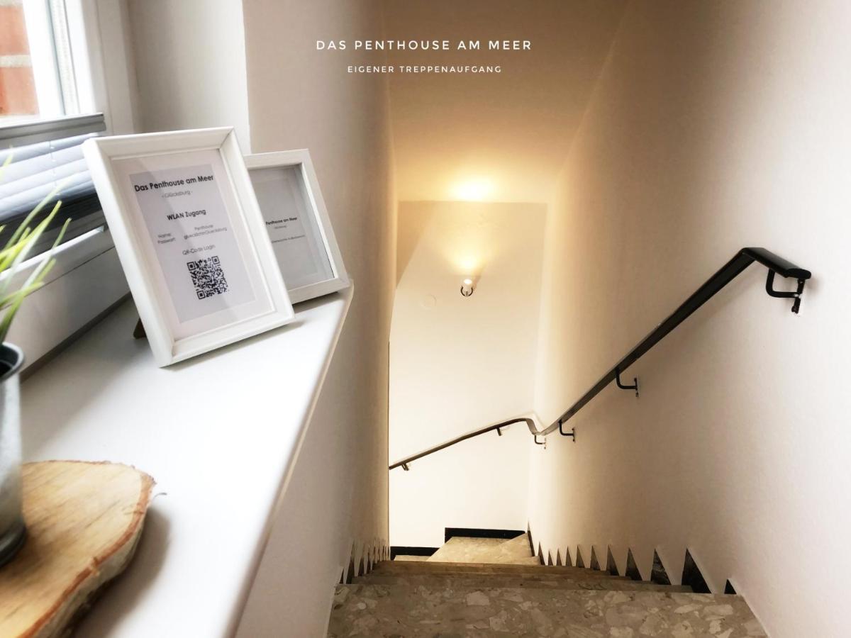 Das Penthouse Am Meer - Logenplatz An Der Foerde - Glücksburg Esterno foto