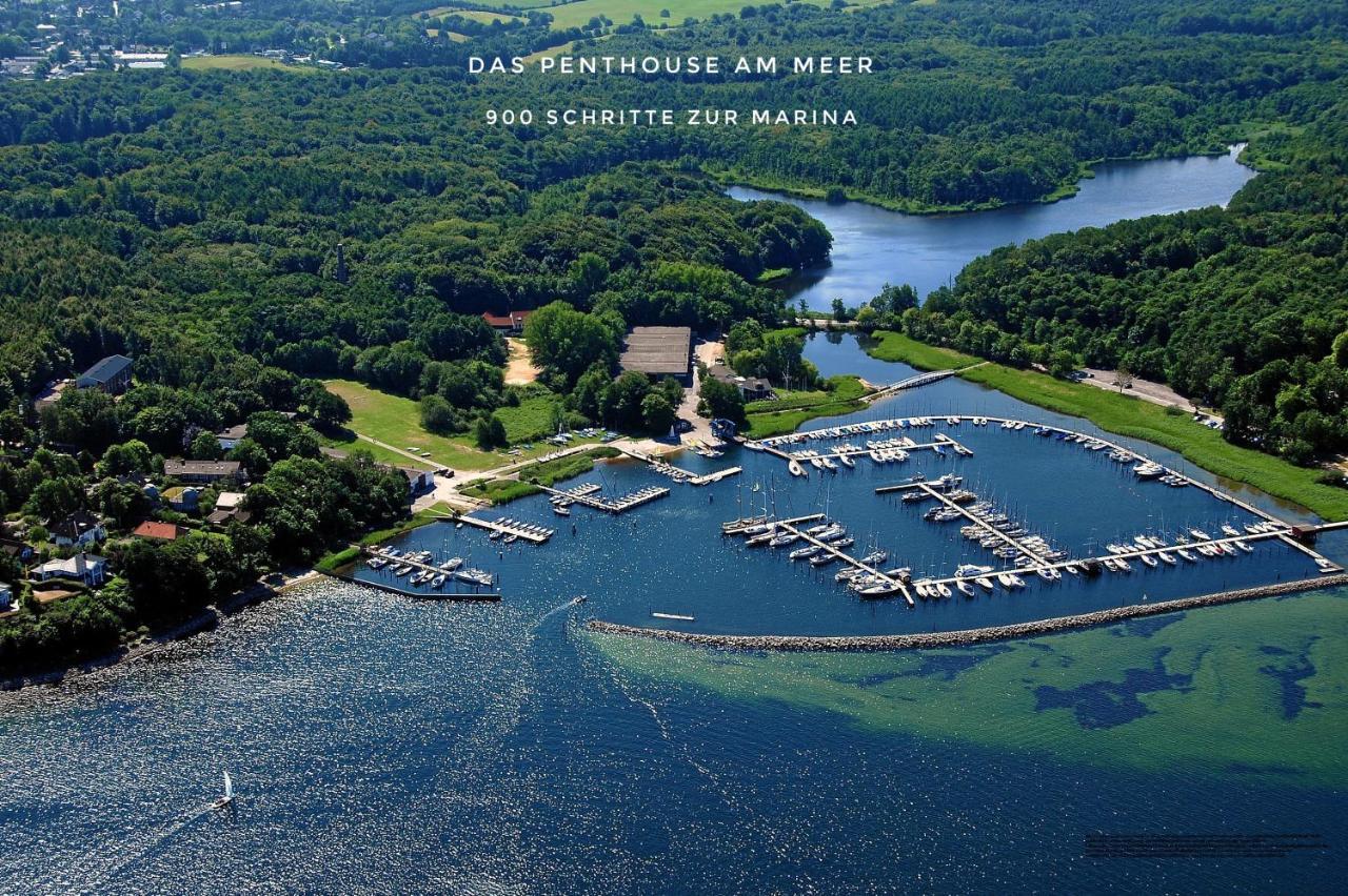 Das Penthouse Am Meer - Logenplatz An Der Foerde - Glücksburg Esterno foto