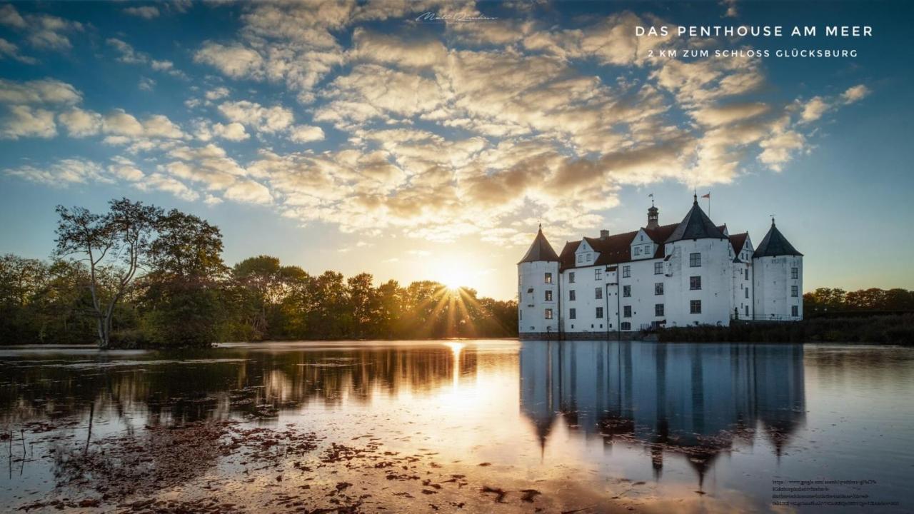 Das Penthouse Am Meer - Logenplatz An Der Foerde - Glücksburg Esterno foto